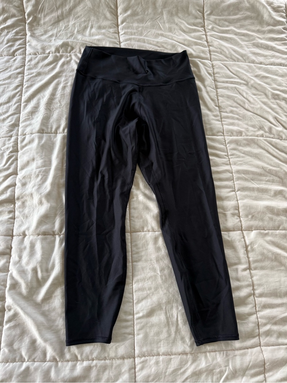 High-Waist Black Women's Active Leggings
